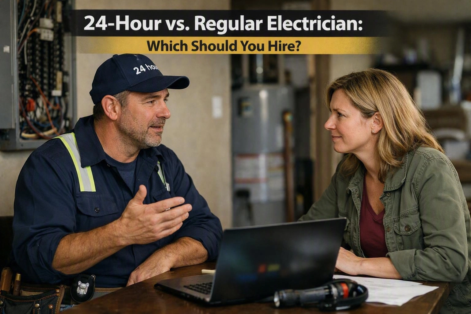 24-Hour vs. Regular Electrician: Which Should You Hire?