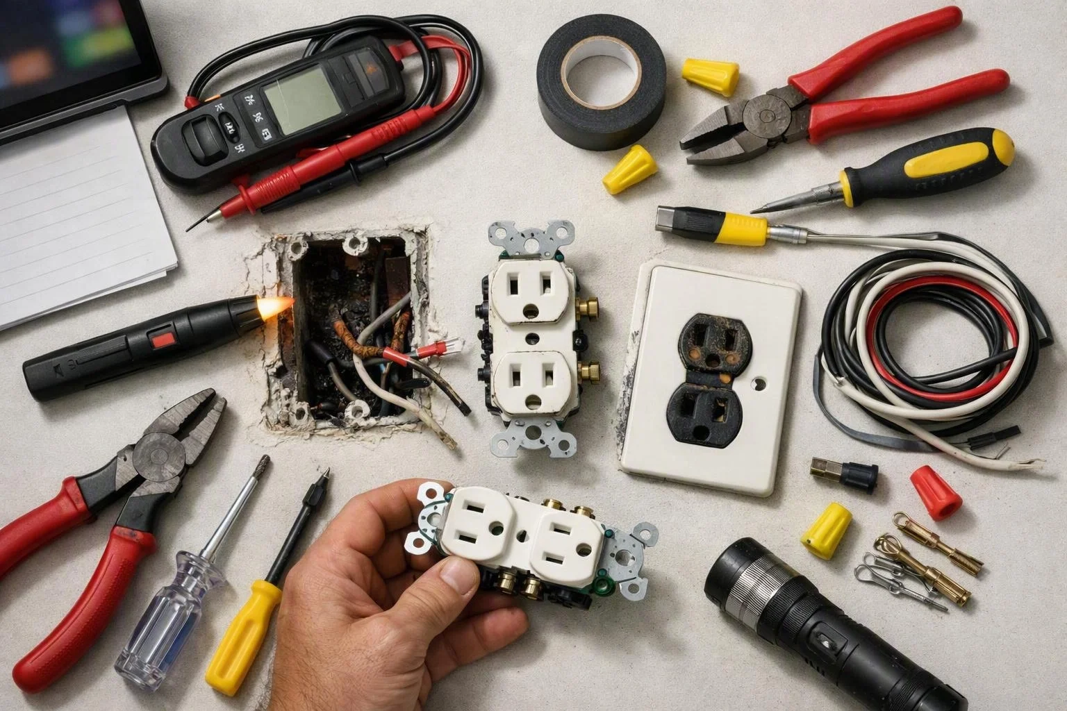 Dead Outlet Troubleshooting and Electrical Repair