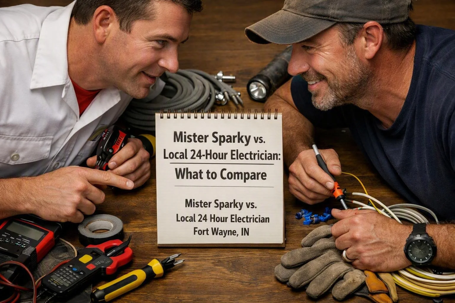 Mister Sparky vs. a Local 24-Hour Electrician: What to Compare