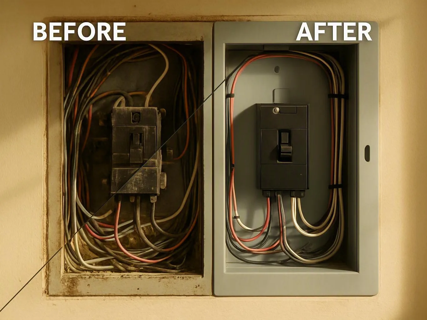 Circuit Breaker Replacement panel check in Fort Wayne, IN